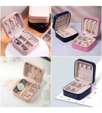 Mini Travel Leather Jewellery Storage Box Organiser For Women Girls